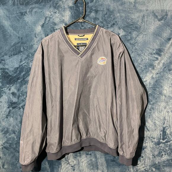 DEVON WINDSOR Other - VIntage 90s Devona & Jones MillarLight Beer Navy Blue Wind Breaker Jacket Men XL